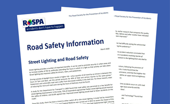 Street lighting and road safety thumbnail