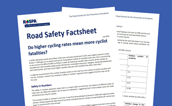Do higher cycling rates mean more fatalities
