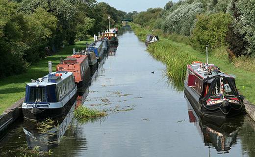 canal in the countryside