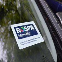 RoSPA Membership Window Sticker