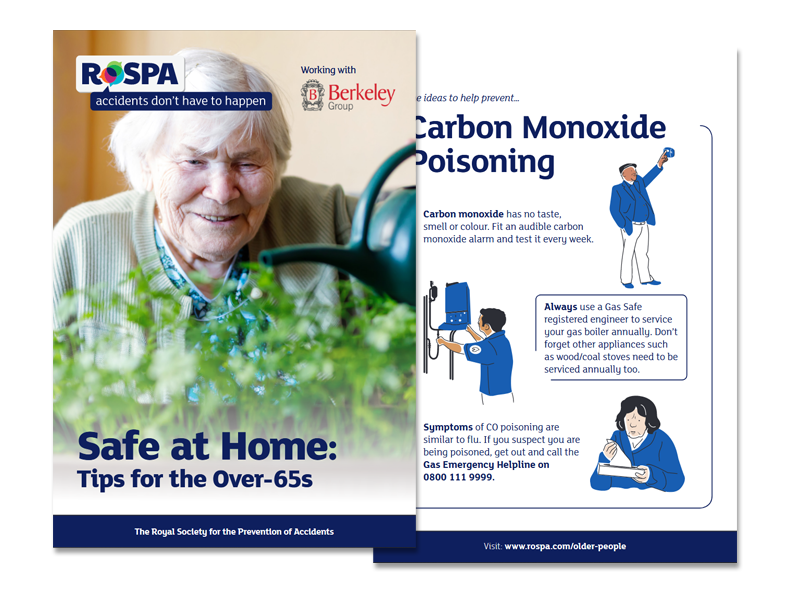 Safe at Home, Tips for Over 65s document