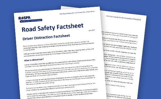 Driver distraction factsheet