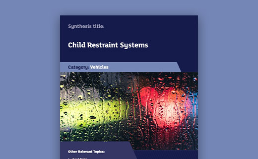 Child restraint systems thumbnail