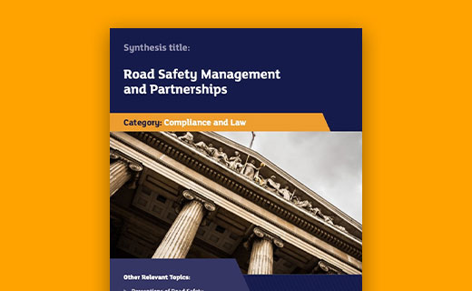 Road safety management and partnerships thumbnail