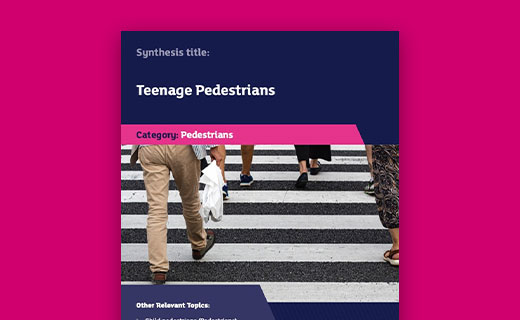 Teenage pedestrians thumbnail