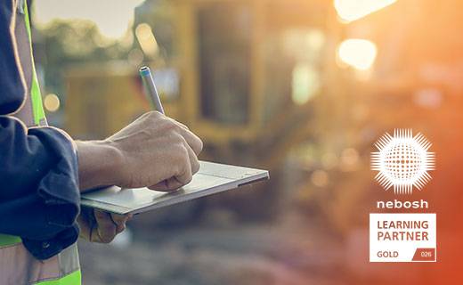 Man writing on a clipboard