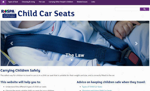 Child Car Seats website