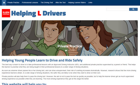 Helping L Drivers website