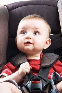 Child car seats, helmets and other protective headgear