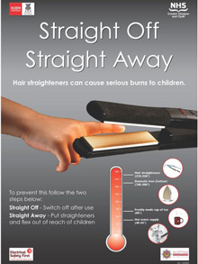 Hair Straighteners poster.