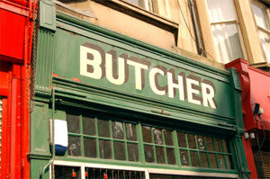 A picture of a butchers.