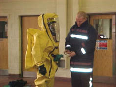 A fire safety exercise