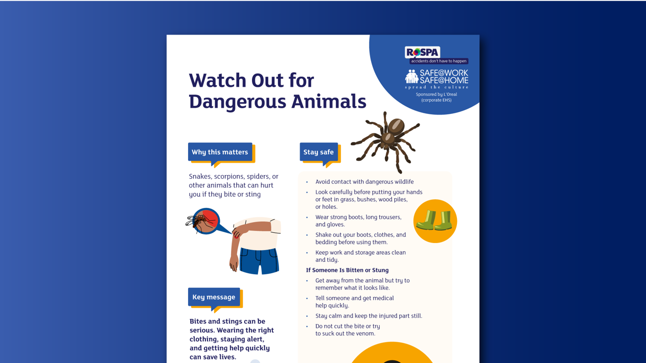 DR-714 L’Oreal Agriculture PDFs web partials_Dangerous animals