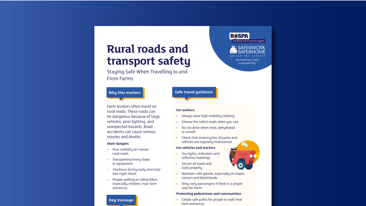 DR-714 L’Oreal Agriculture PDFs web partials_Road Safety