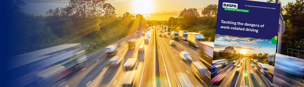 Tackling the dangers of work related driving banner