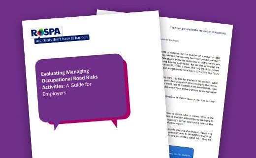 How to Evaluate Managing Occupational Road Risk
