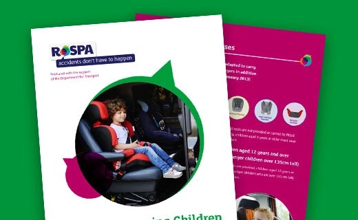 Carrying children safely in taxis, coaches, buses and minibuses