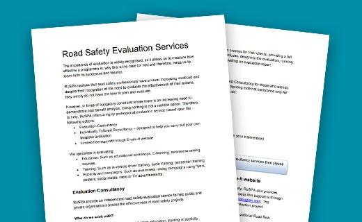 Road Safety Evaluation Services